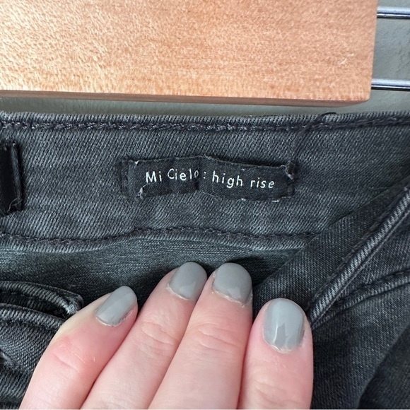 Robert Rodriguez grey mi cielo high rise distressed jeans - Picture 4 of 10